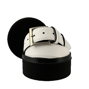 Cintura Marcapunto<br/> Bianca <br/> Vera Pelle